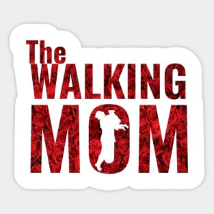 The Walking MOM Floral Sticker